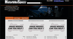 Desktop Screenshot of motorbikespecs.net