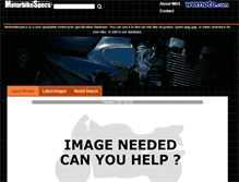 Tablet Screenshot of motorbikespecs.net